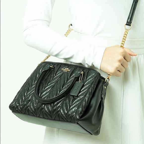 SOLD - NWT COACH Mini Sage Carryall with Quilting - Picture 11 of 11